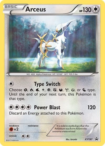 Arceus - XY197 XY Promos Pokemon card