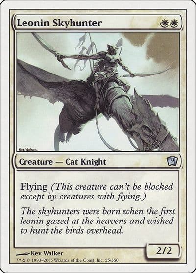 Leonin Skyhunter 9th Edition Magic card