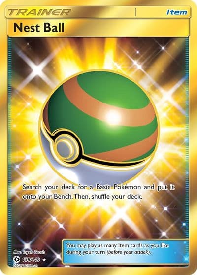 Nest Ball (Secret) SM Base Set Pokemon card