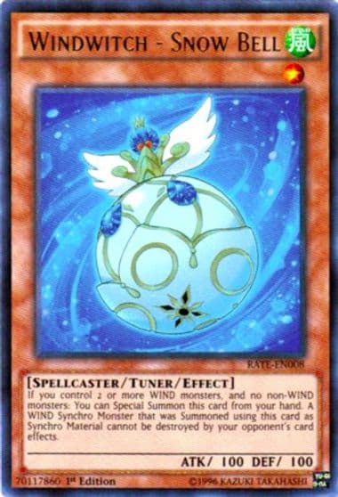 Windwitch Snow Bell Raging Tempest Yu-Gi-Oh! card