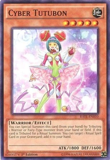 Cyber Tutubon Raging Tempest Yu-Gi-Oh! card