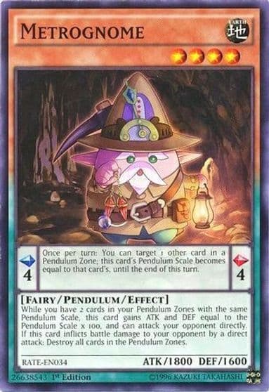 Metrognome Raging Tempest Yu-Gi-Oh! card