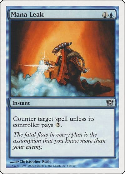 Mana Leak 9th Edition Magic card