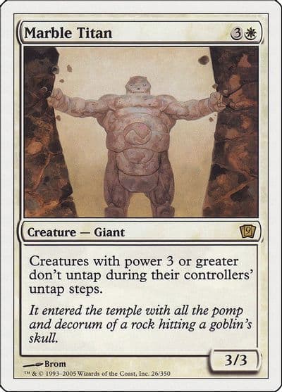 Marble Titan 9th Edition Magic card