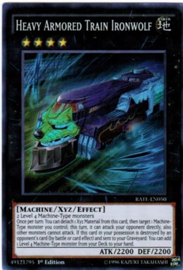Heavy Armored Train Ironwolf Raging Tempest Yu-Gi-Oh! card