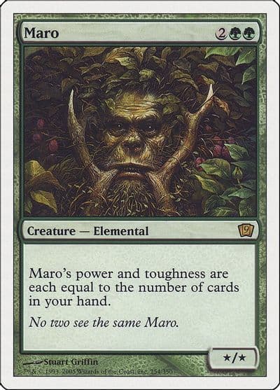 Maro 9th Edition Magic card