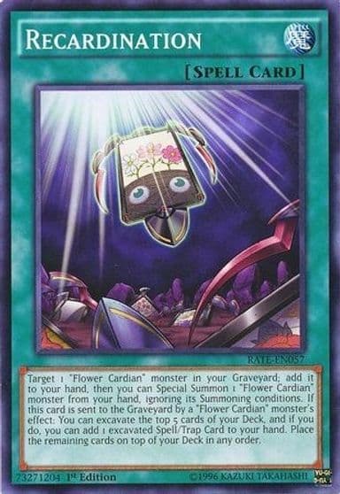 Recardination Raging Tempest Yu-Gi-Oh! card