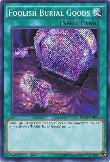 Foolish Burial Goods Raging Tempest Yu-Gi-Oh! card
