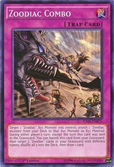 Zoodiac Combo Raging Tempest Yu-Gi-Oh! card