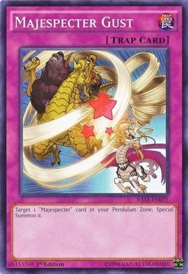 Majespecter Gust Raging Tempest Yu-Gi-Oh! card
