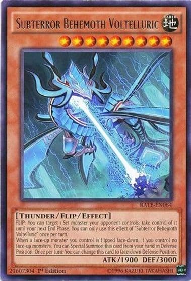 Subterror Behemoth Voltelluric Raging Tempest Yu-Gi-Oh! card