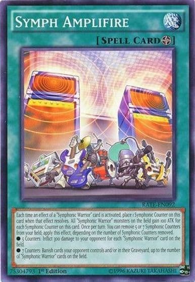 Symph Amplifire Raging Tempest Yu-Gi-Oh! card