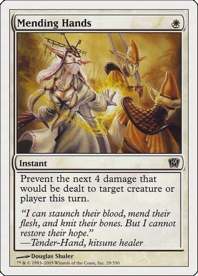 Mending Hands 9th Edition Magic card
