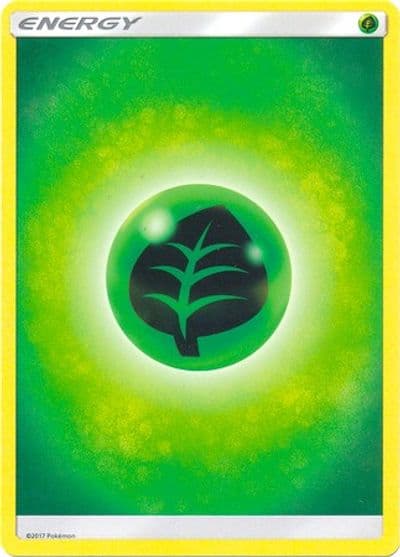Grass Energy (2017 Unnumbered) SM Base Set Pokemon card