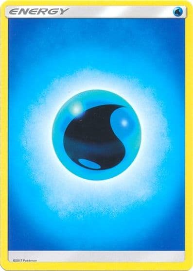 Water Energy (2017 Unnumbered) SM Base Set Pokemon card