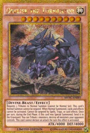 Obelisk the Tormentor The Dark Side of Dimensions Movie Pack: Gold Edition Yu-Gi-Oh! card