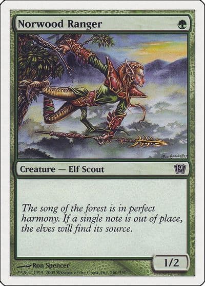 Norwood Ranger 9th Edition Magic card