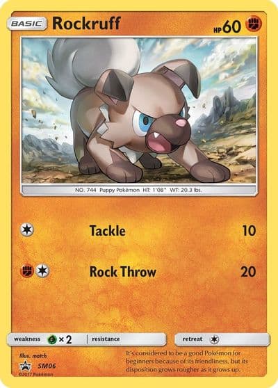 Rockruff - SM06 SM Promos Pokemon card