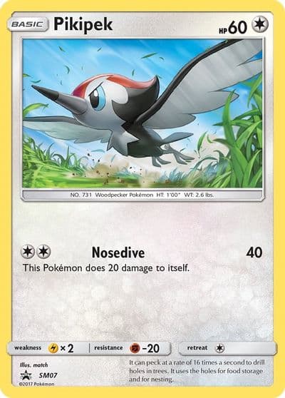 Pikipek - SM07 SM Promos Pokemon card