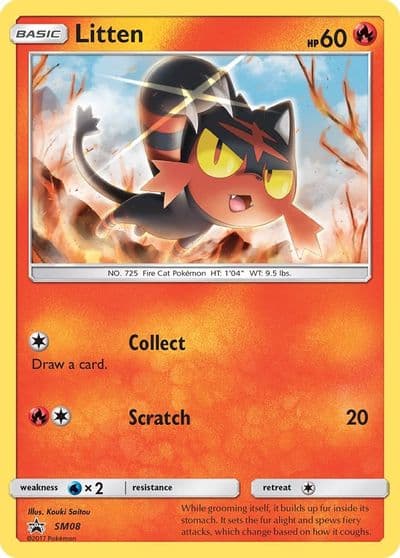 Litten - SM08 SM Promos Pokemon card