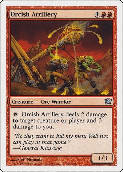 Orcish Artillery 9th Edition Magic card