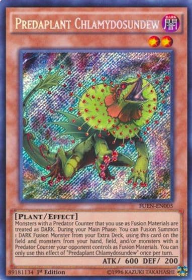Predaplant Chlamydosundew Fusion Enforcers Yu-Gi-Oh! card