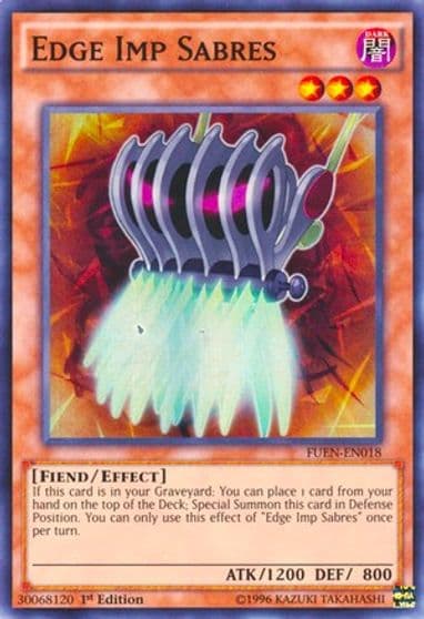 Edge Imp Sabres Fusion Enforcers Yu-Gi-Oh! card