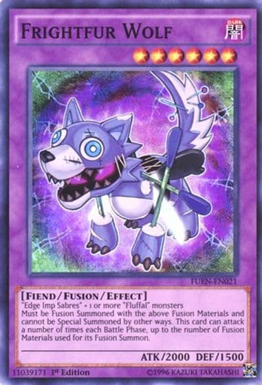 Frightfur Wolf Fusion Enforcers Yu-Gi-Oh! card