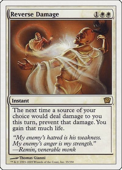 Reverse Damage 9th Edition Magic card