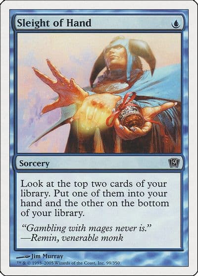 Sleight of Hand 9th Edition Magic card