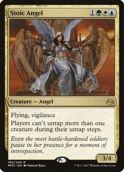 Stoic Angel Modern Masters 2017 Magic card
