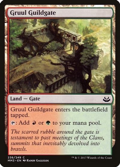 Gruul Guildgate Modern Masters 2017 Magic card