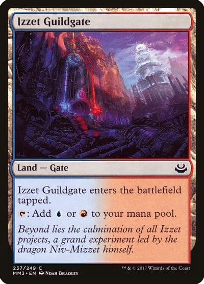 Izzet Guildgate Modern Masters 2017 Magic card