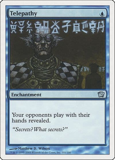 Telepathy 9th Edition Magic card