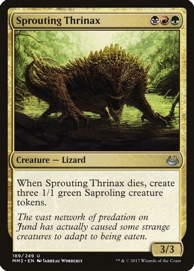Sprouting Thrinax Modern Masters 2017 Magic card