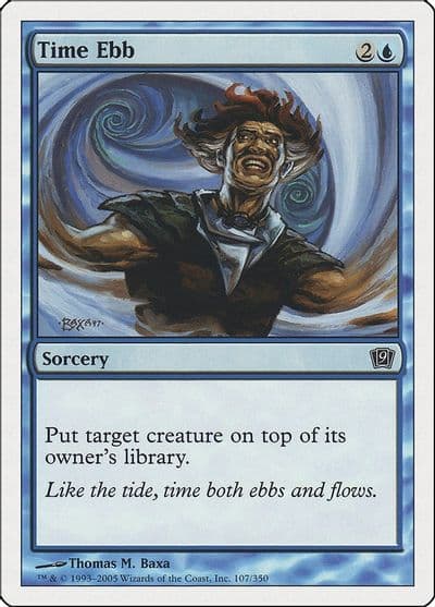 Time Ebb 9th Edition Magic card