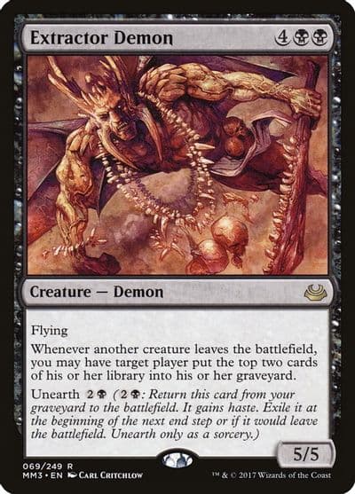 Extractor Demon Modern Masters 2017 Magic card