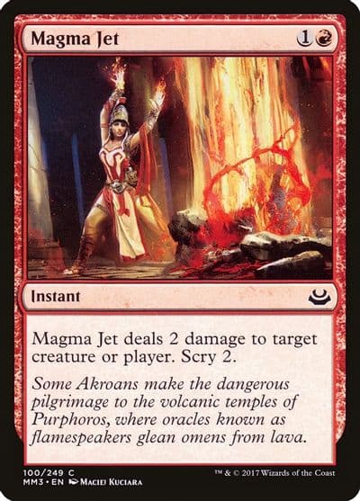 Magma Jet Modern Masters 2017 Magic card
