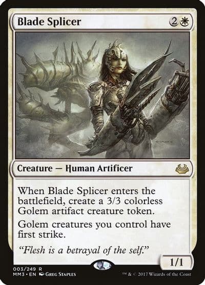 Blade Splicer Modern Masters 2017 Magic card