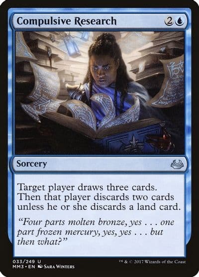 Compulsive Research Modern Masters 2017 Magic card