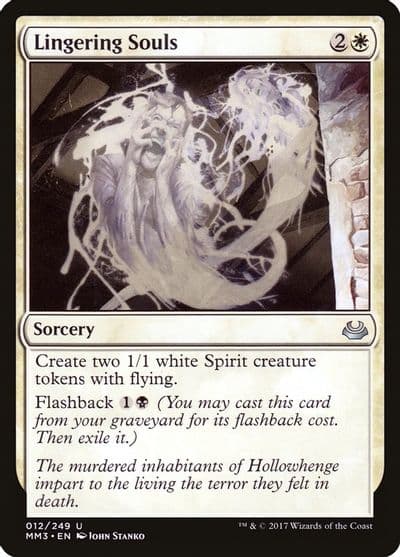Lingering Souls Modern Masters 2017 Magic card