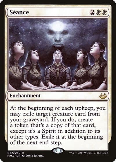 Seance Modern Masters 2017 Magic card