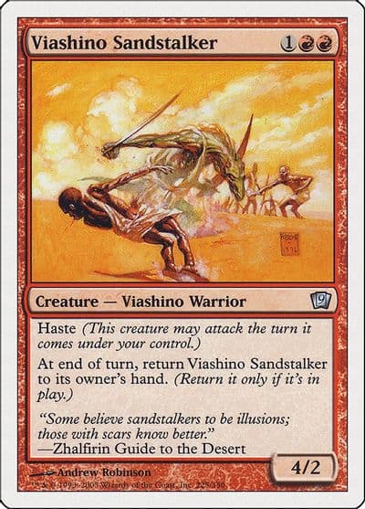 Viashino Sandstalker 9th Edition Magic card