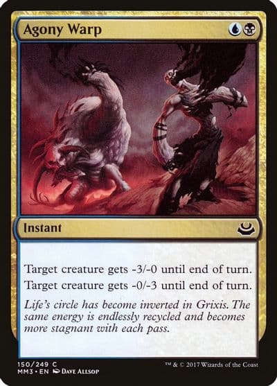 Agony Warp Modern Masters 2017 Magic card