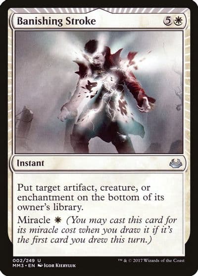 Banishing Stroke Modern Masters 2017 Magic card