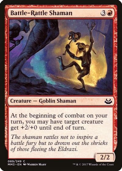 Battle Rattle Shaman Modern Masters 2017 Magic card