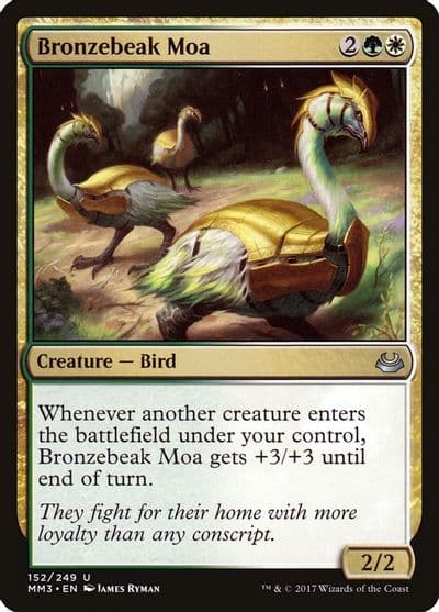 Bronzebeak Moa Modern Masters 2017 Magic card