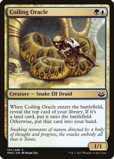 Coiling Oracle Modern Masters 2017 Magic card
