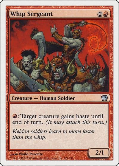 Whip Sergeant 9th Edition Magic card