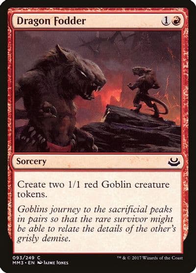 Dragon Fodder Modern Masters 2017 Magic card